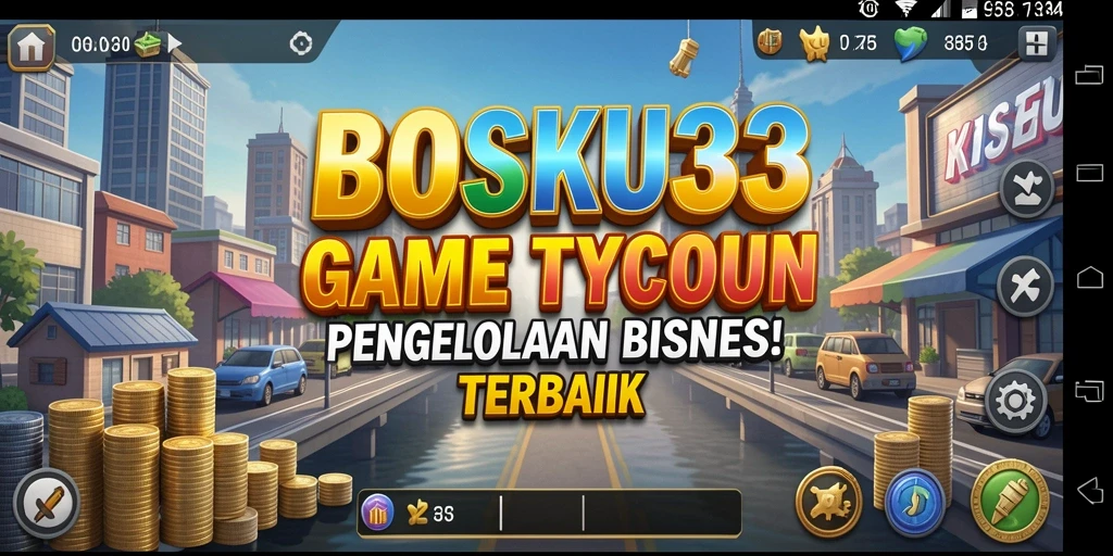 Tampilan gameplay Tycoon yang menarik di BOSKU33.