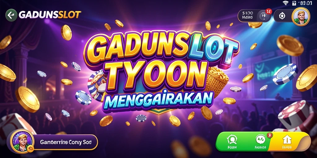 Tampilan gameplay GADUNSLOT yang menarik dan interaktif.