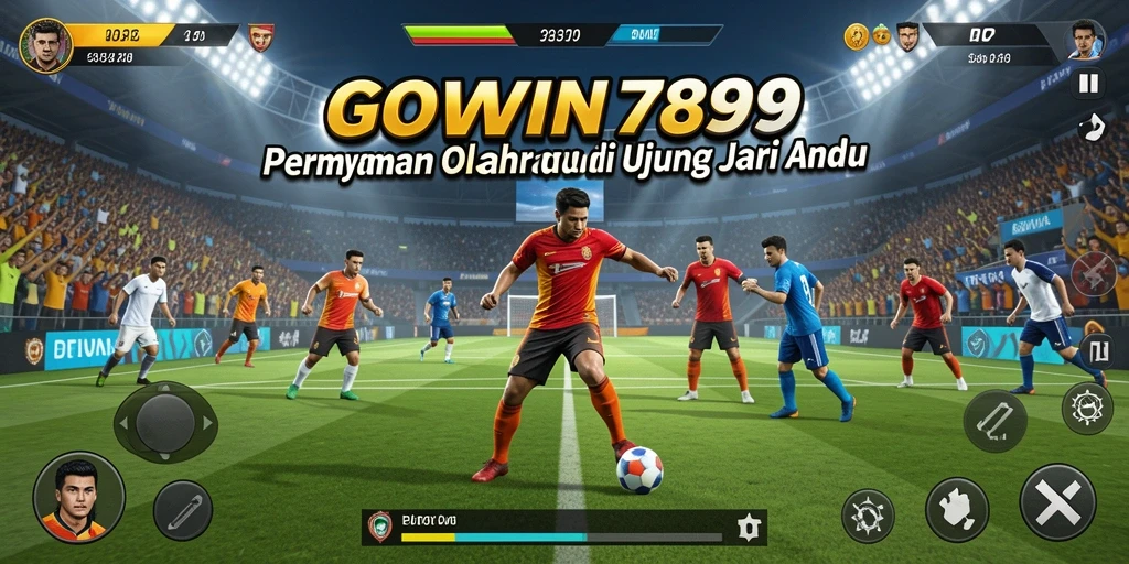 Screenshot GOWIN789 menampilkan aksi olahraga yang mendebarkan.