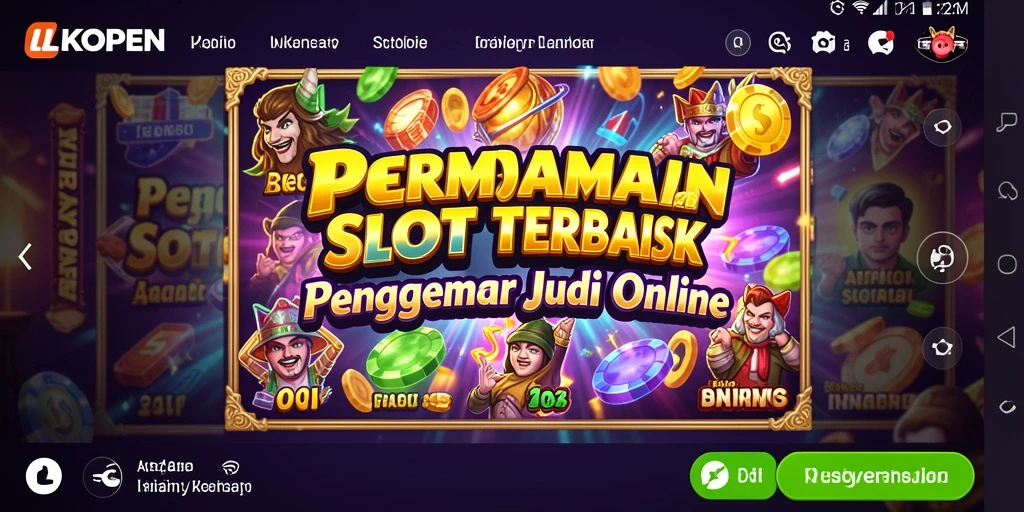 Tampilan menarik dari gameplay Slot LKOPEN yang penuh aksi.