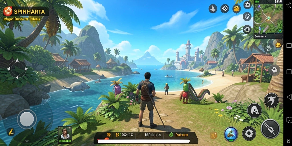 Gameplay Open World yang menakjubkan di SPINHARTA.